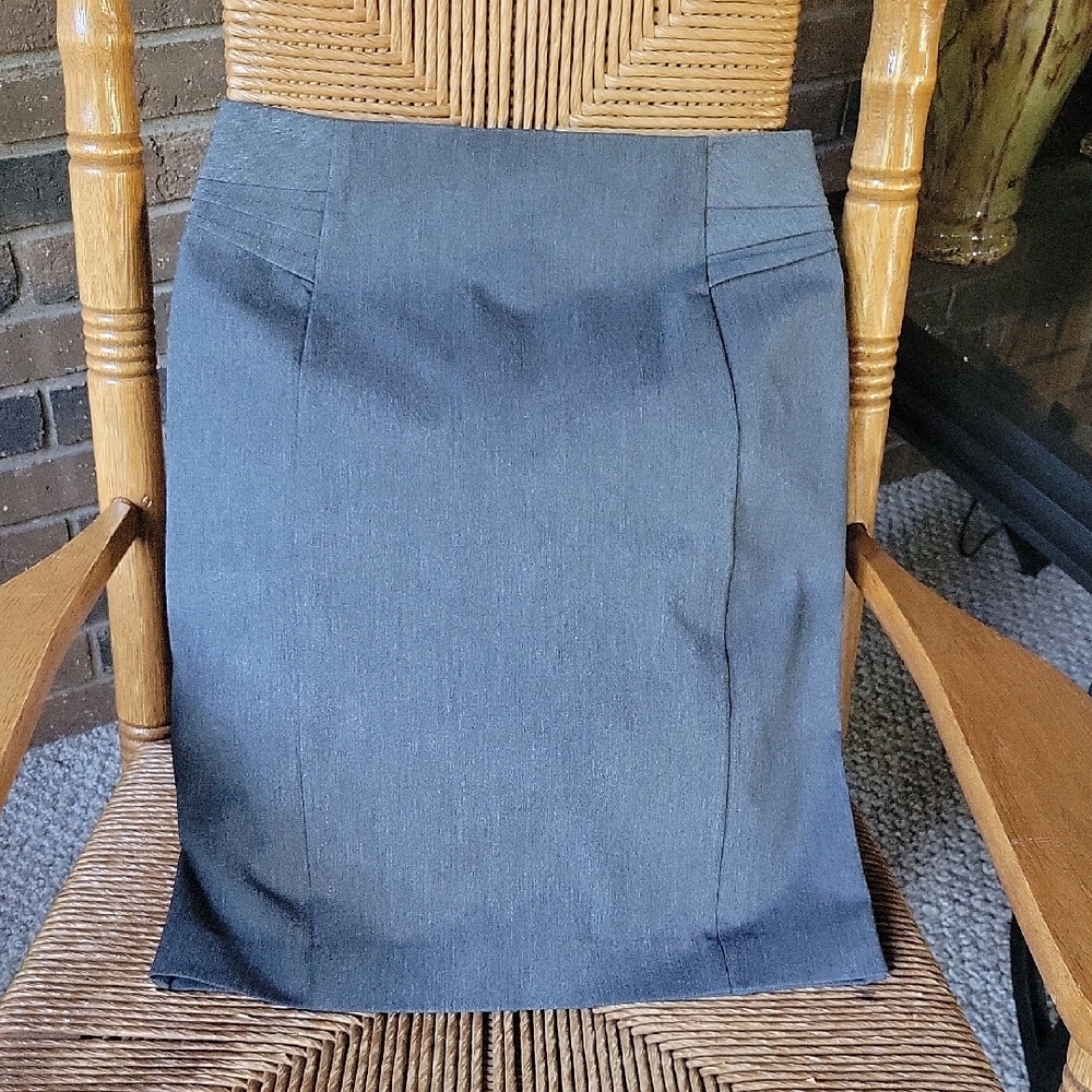Express gray pencil skirt, gray, size 4
